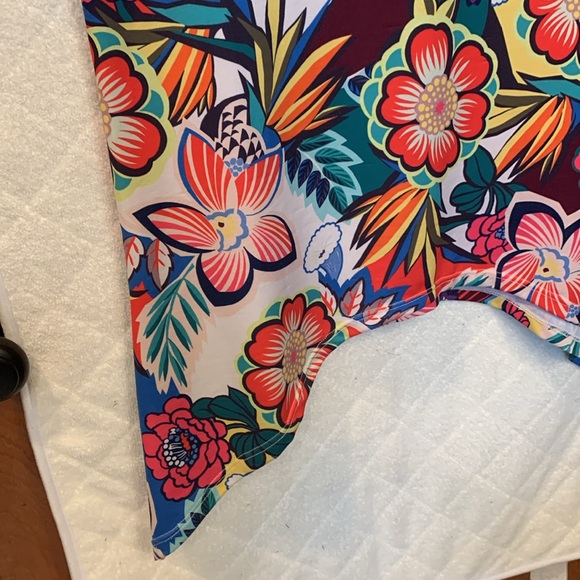 Boston Proper racer back floral tank - Picture 5 of 6